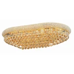 Elegant Lighting Primo 24 Flush, Gold/royal Cut Crystal V1800F40SG-RC. Fixed Price $1608.00.