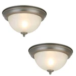 11 In. 1-LIGHT Oil Rubbed Bronze Flush Mount 2-PACK. Fixed Price $22.54.