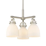 Innovations Lighting 410-3CR-16-20 Newton Bell Pendant White. Fixed Price $701.80.