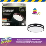 Commercial Electric 10" Flexinstall Led Recessed Ceiling Light Matte Black. Fixed Price $23.97.