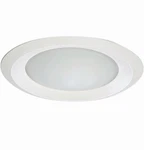 Halo 6 In. White Disc Frosted Glass Lens Recessed Light Fixture Trim Pack Of 5. Fixed Price $27.99.