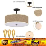 3-LIGHTS Semi-flush Mount Ceiling Pendant Lamp Bedroom Chandelier Fixtures. Fixed Price $64.42.