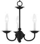 Livex Lighting 4153 Black Home Basics 3-LIGHT Tier Chandelier. Fixed Price $137.96.