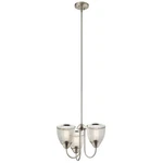 Kichler Voclain 18IN 3-LIGHT Brushed Nickel Vintage Industrial Chandelier Lamp. Fixed Price $86.29.