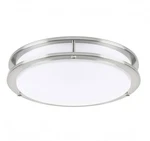 Faymart Lighting 6.3 Inch Brushed Nickel Flush Mount Ceiling Fixture. Fixed Price $19.99.