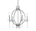 Jonathan JYL7402A Laura 23" Crystal/metal Led Chandelier Dimmable Chrome. Fixed Price $59.99.