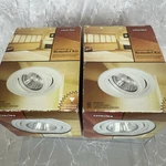 Lot Of 2 Catalina 3" Recessed Lighting Remodel Kit White Gimbal Trim GU10 105851. Fixed Price $29.99.