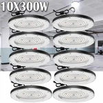 10 Pack 300W Ufo Led High Bay Commercial Industrial Warehouse Shop Lights. Fixed Price $188.99.