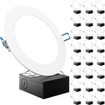 24 Sunco 6"ULTRA Thin Led Recessed Day Light Slim Canless Wafer Junction Box Set. Fixed Price $107.75.