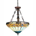 Chloe Lighting Nicholas Tiffany-style Mission Stained Glass Inverted Ceiling.... Fixed Price $107.64.
