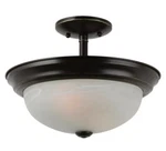 Sea Gull Lighting 77950-782 Convertible Semi-flush/pendant With Alabaster Glass. Fixed Price $29.00.