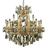 Elegant Lighting 2800D30G-GT/RC Maria Theresa Mini Chandelier Gold. Fixed Price $2082.00.