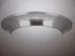 Progress Lighting 11.5 1-LIGHT Brushed Nickel Etched Glass Flush Mount. Fixed Price $22.45.