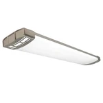 2-PACK 4 Ft. Brushed Nickel Mission End Caps 5250LM 75W Integrated Led Wrap. Fixed Price $125.00.