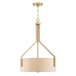 Designers Fountain Elara Light Inverted Pendant, Gold/beige/etched 93931-BG. Fixed Price $144.99.