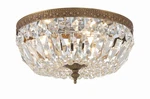 Crystorama Lighting Group 712-CL-I Ceiling Mount 3 12"W Brass. Fixed Price $310.42.