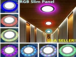Dual Color White Rgb Led Ceiling Fans Recessed Panel Downlight Usa Seller. Fixed Price $83.99.