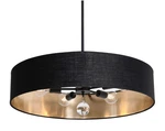 Afx CLNP30MB Pendant 5 Light 30"W Crystal - Black / Gold. Fixed Price $526.40.