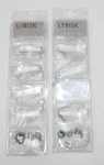 Ikea Lyrisk Faceted Crystal Ornaments 2.25" Chandelier Clear Glass Tear Drops. Fixed Price $15.99.