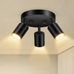 Boostarea Led 3 Track Lighting Kit, Fixtures, Black Rou. Fixed Price $46.95.
