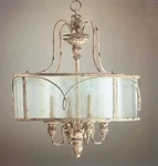 Quorum Salento 4-LIGHT 22 1/4" Persian White Pendant New. Fixed Price $600.00.