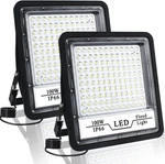 2 Pack 100W Led Flood Outdoor, 10000LM Bright Work Lights Plug In, Ip. Fixed Price $46.99.