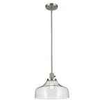 Avery Light PENDANT-11.25 Inches Tall And 14.5 Wide-brushed Nickel. Fixed Price $219.97.