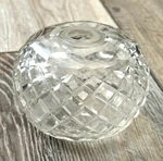 Vintage Cut Crystal Chandelier Body Break Column Globe Ball Central Spacer Spain. Fixed Price $199.99.