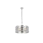Elegant Lighting Kennedy 5 19" Pendant, Chrome - 1108D19C. Fixed Price $478.00.