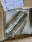 Q&s Bronze Chandeliers ,modern Industrial Sq. Crystal 4 Light. Fixed Price $120.00.