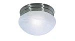 Satco-nuvo SF76-671 1-LT Flush Mount Fixture 8"D Brushed Nickel Alabaster Glass. Fixed Price $21.95.
