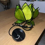 Lotus Style Fabric Pendant Light. Fixed Price $125.00.