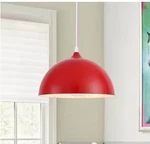 Adsensty 1-LIGHT Red Pendant With Metal Shade, Adjustable Dome. Fixed Price $45.50.