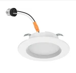 Commercial Electric 4" Led Recessed Light Retrofit White Adjustable. Fixed Price $14.95.