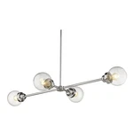 Acclaim Lighting IN21222 Nickel Portsmith 4-LIGHT 48"W Linear Chandelier. Fixed Price $232.00.