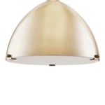 Lyell 1-LIGHT Brass Dome Pendant Lamp By Southern Enterprises. Fixed Price $94.99.