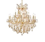 Elegant Lighting 2800D30-GT/RC Maria Theresa 19 30"W Gold. Fixed Price $2082.00.