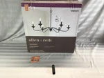 Allen + Roth Providence 6 Light Chandelier Matte Black Replacement Candle Shaft. Fixed Price $20.00.