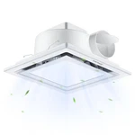 Lumllsaji 10" Exhaust Fan Light 110CFM 1.0 Sones 1000LM 5CCT 8X8. Fixed Price $89.99.