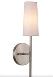 Aspen Creative Light Fixture Sconce Indoor Wall 62719-09-1 Satin Nickel Pc. Fixed Price $38.99.