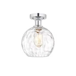 Innovations Edison Athens Water Glass 8" 1-LT Semi-flush, Ch 616-1F-PC-G1215-8. Fixed Price $200.20.