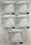 Lot Of 5 Commercial Electric In. Closet Utility Light Led With Pull Chain. Fixed Price $17.50.