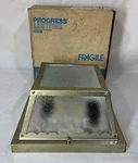 Vintage Nos Mid Century Brass & Glass Outdoor Ceiling Progress Lighting. Fixed Price $33.00.