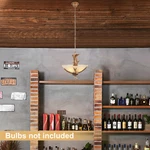 3-LIGHT Chandelier E26 Rustic Lodge Log Cabin Ceiling Resin Deer Antler. Fixed Price $60.12.