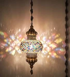 Demmex Xl Light - Turkish Moroccan Mosaic Plugin Ceiling Hanging Pendant Lamp. Fixed Price $114.80.