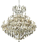 Elegant Lighting 2800G52-GT/RC Maria Theresa 41 52"W Chrome. Fixed Price $5342.00.