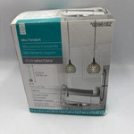 Litex Industries Ladura Mini Pendant Chrome Hanging Light Fixture New. Fixed Price $30.00.