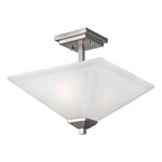 Design House Torino 2-LIGHT Stainless Steel Ceiling Satin Nickel. Fixed Price $96.44.