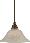 Toltec Lighting 22-BRZ-431 Cord Mini-pendant Bronze Finish 10-INCH. Fixed Price $59.00.
