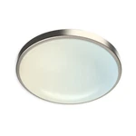 11" Led Flush Mount Ceiling Light Brushed Nickel Dimmable Adjustable Color Te.... Fixed Price $31.67.